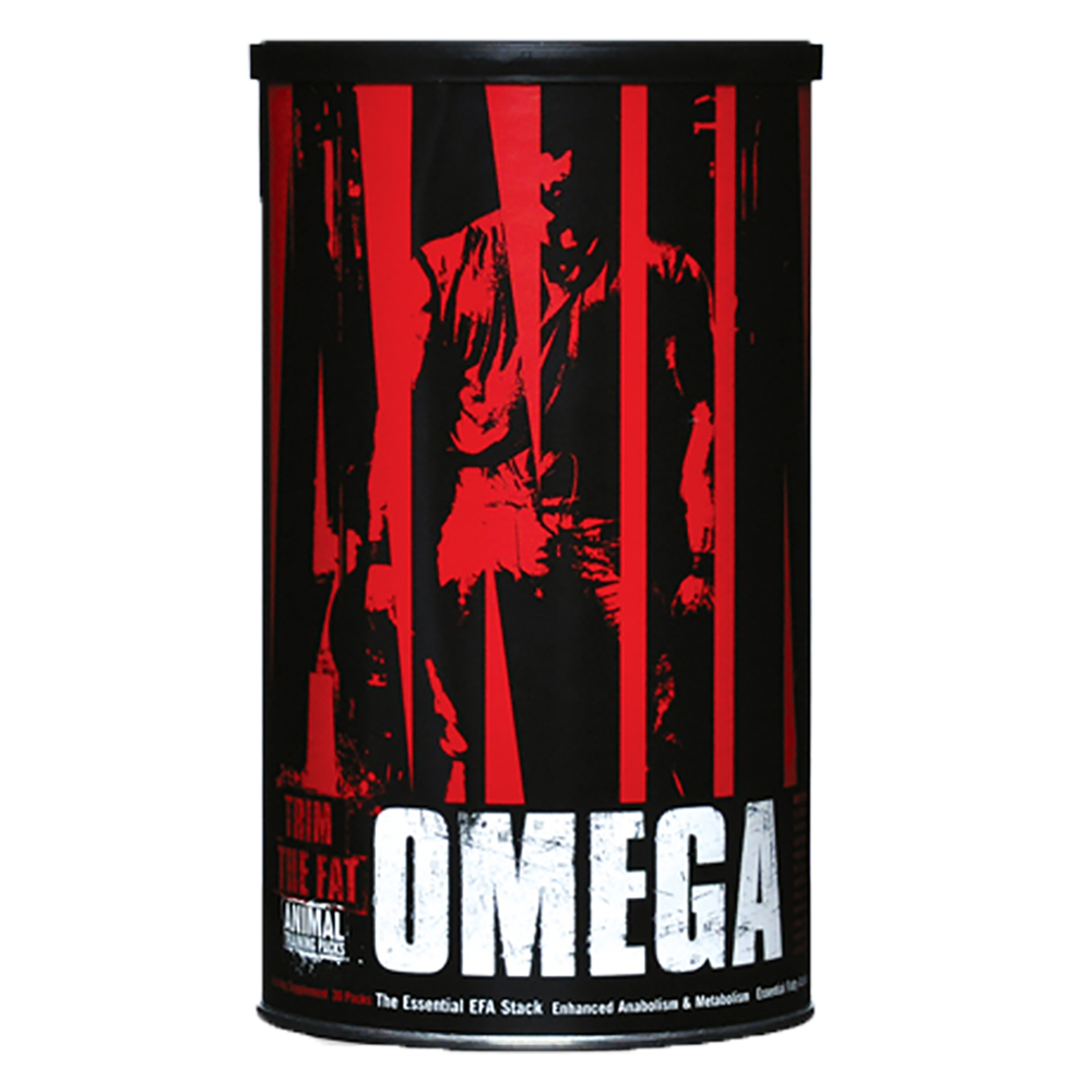 Animal Omega - Omega 3 6 Supplement - Fish Oil, Flaxseed Oil, Salmon Oil, Cod Liver, Herring, and more - 10 Sources of Omegas and EFAs - Full dose of EPA, DHA, CLA + Absorption Complex - 30 Day Pack