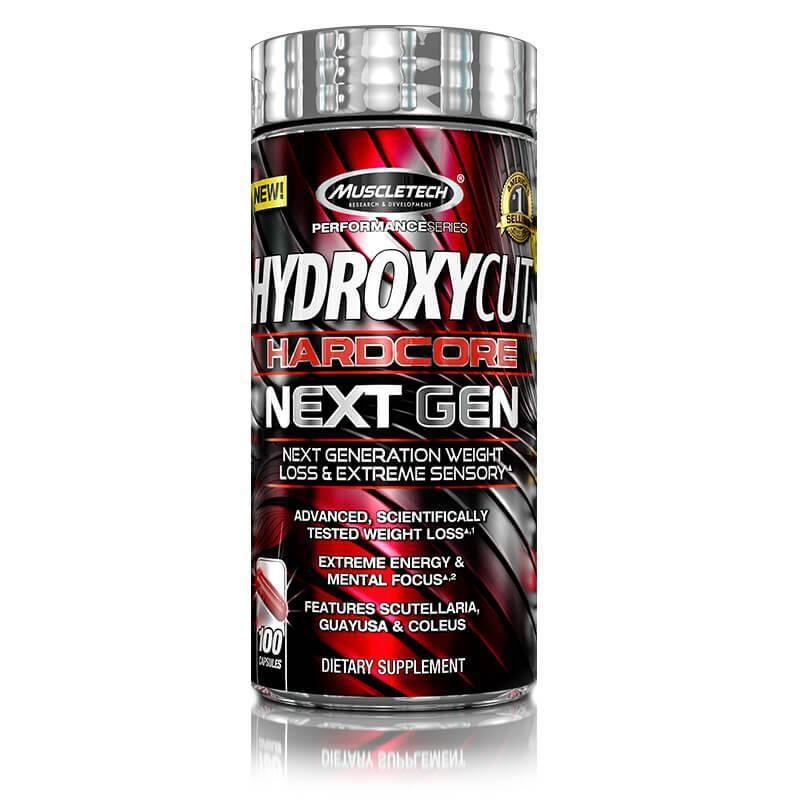 Muscletech, Hydroxycut, Hardcore Next Gen, Weight Loss, 100 Capsules Unflavored