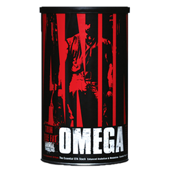 Animal Animal Omega - Omega 3 6 Supplement - Fish Oil, Flaxseed Oil, Salmon Oil, Cod Liver, Herring, and more - 10 Sources of Omegas and EFAs - Full dose of EPA, DHA, CLA + Absorption Complex - 30 Day Pack